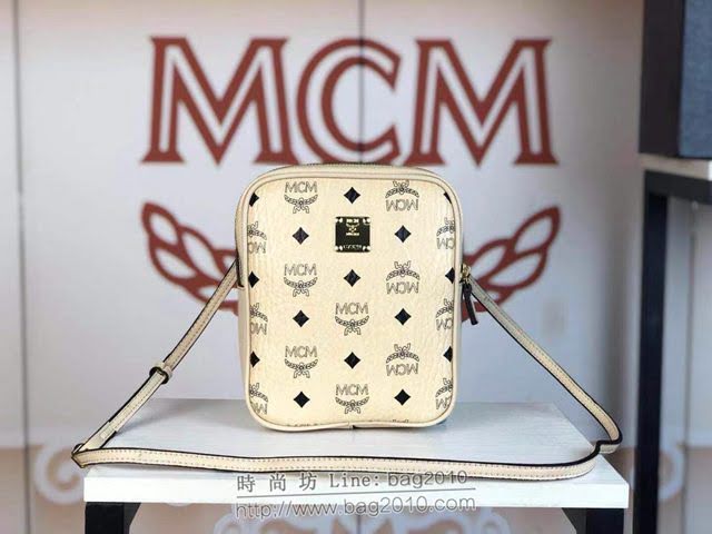 MCM腰包 原單新品 1058 Stark Modular腰包 標誌性Visetos印花塗層 扁平手拿包 拉鏈手包 可組成或單獨使用 MCM斜背包  mdmc1395